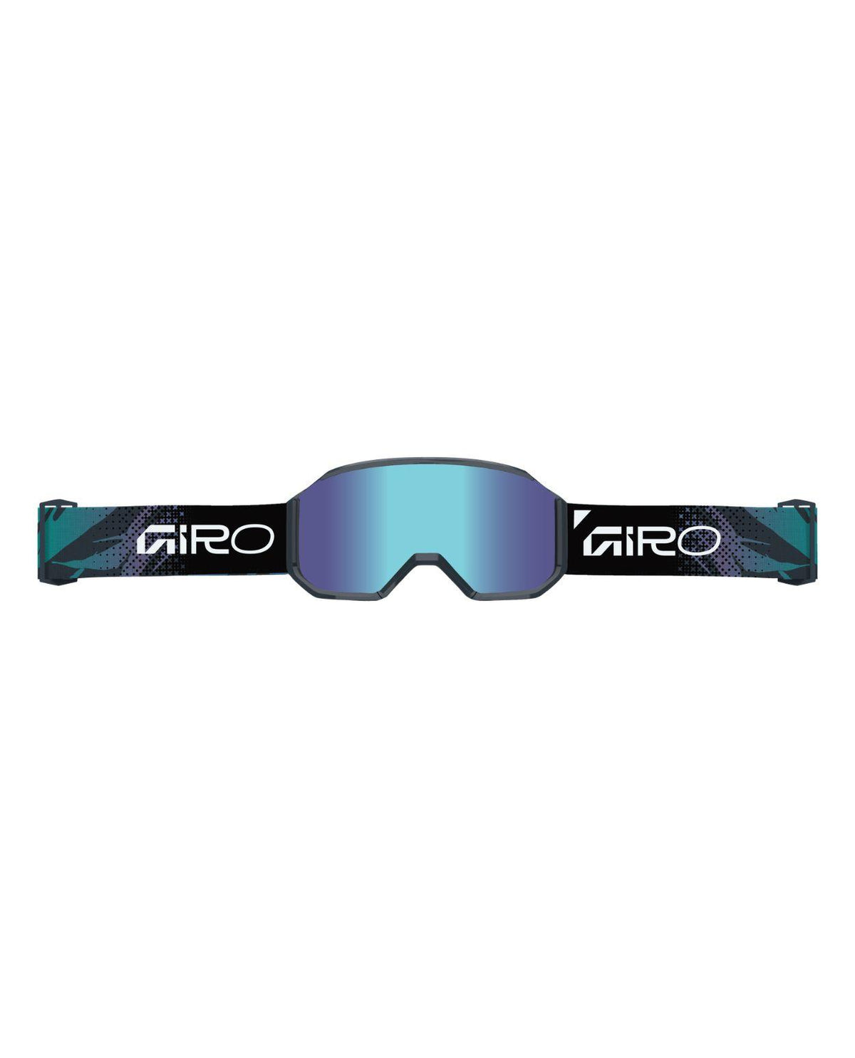 Giro Revolt Pro Sapphire Trench Fade skidglasögon i blått med spegellins och mönstrat band