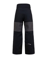Peak Performance Gravity Insulated Pants Junior - Black/Motion Grey junior skidbyxor bakifrån