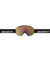 Scott Goggle Sphere OTG LS skidglasögon i svart med Cinnamon Chrome-lins och vit logotyp på bandet.