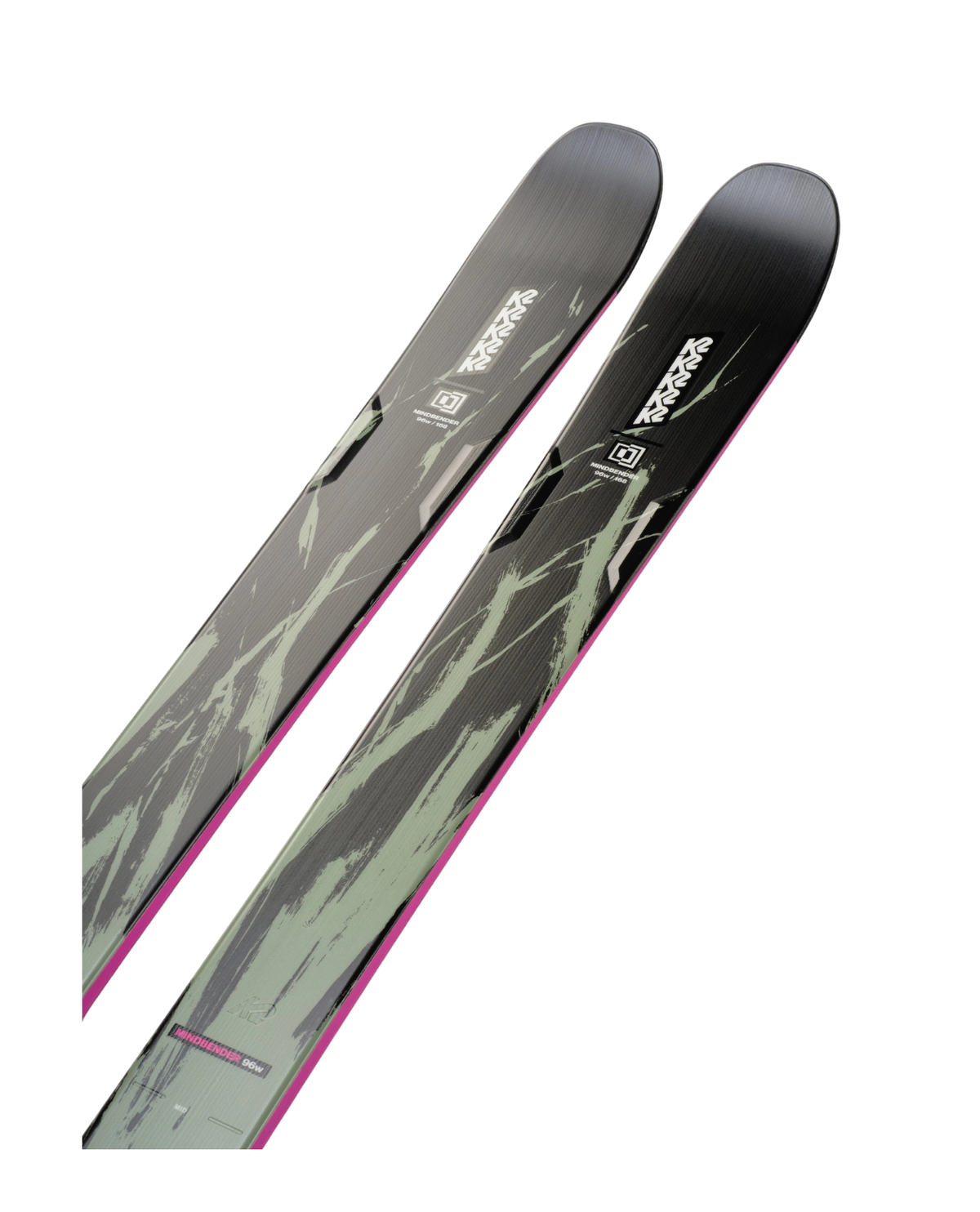 K2 Mindbender 96 Women 26/27 allmountainskidor för dam med snygg design och bra allroundegenskaper för hela berget.