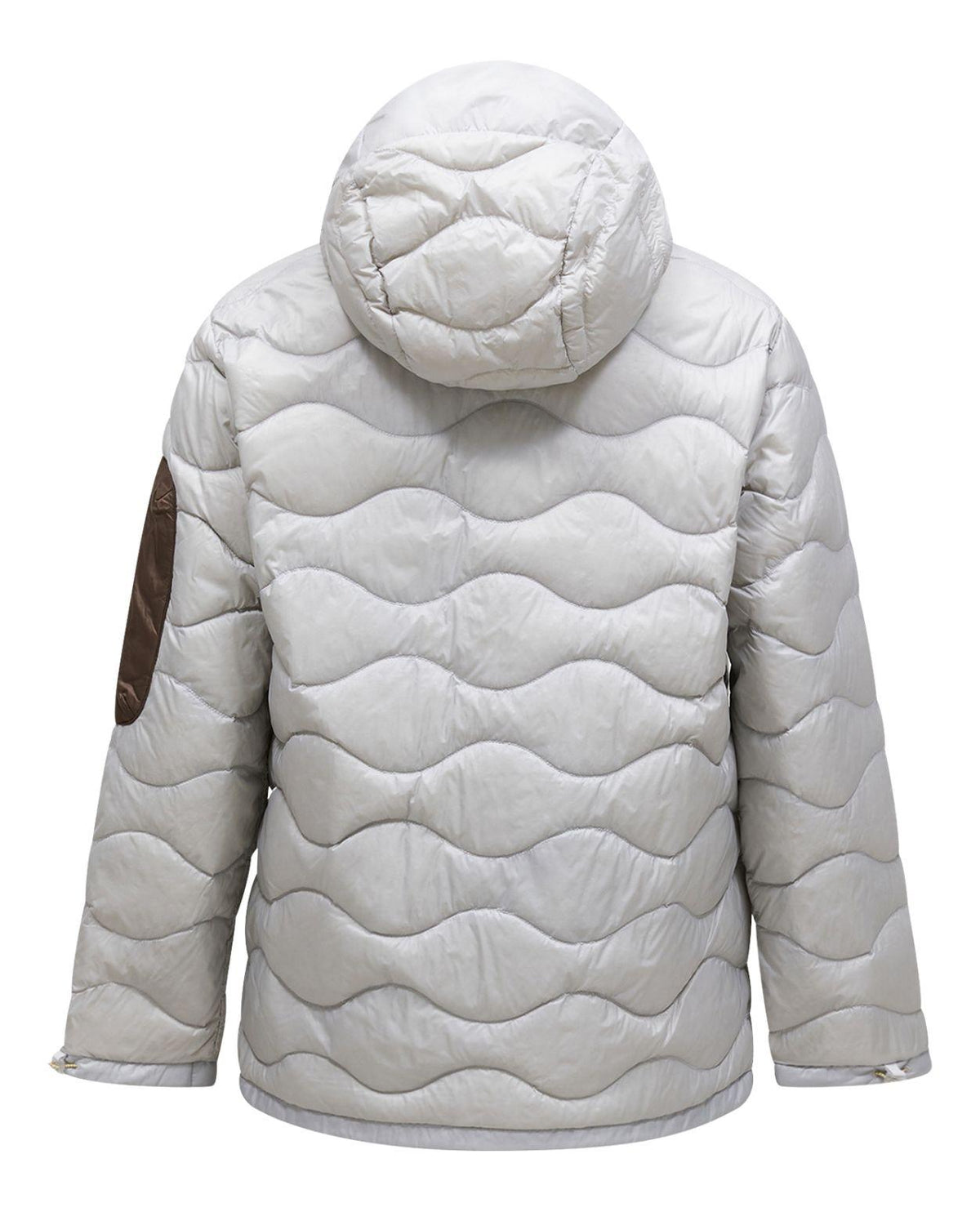 Peak Performance Helium Utility Down Hood Jacket Men - Antarctica/Terrain Tan - Bakifrån
