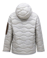 Peak Performance Helium Utility Down Hood Jacket Men - Antarctica/Terrain Tan - Bakifrån