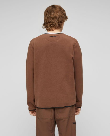 Mammut Moonstone Hybrid ML Cardigan i färgen soil-black bakifrån