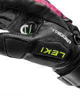 Leki WCR Pro TR Mitt Junior med greppsäker handflata och Trigger-loop för alpina tävlingsåkare.