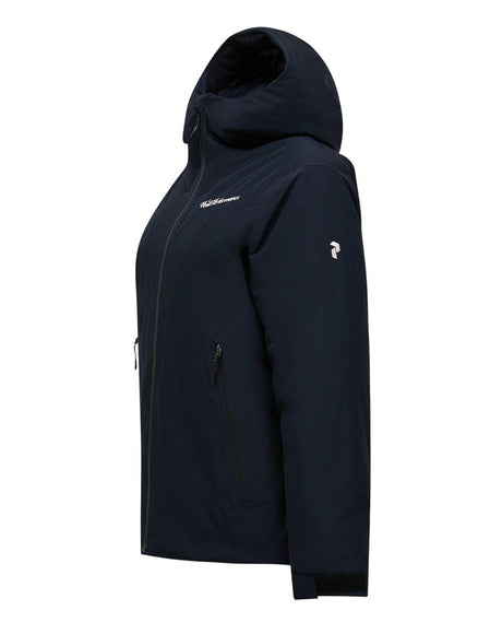 Peak Performance 40Y Frost Reversible Shell Down Jacket Women - Svart dam skidjacka sedvanlig från sidan