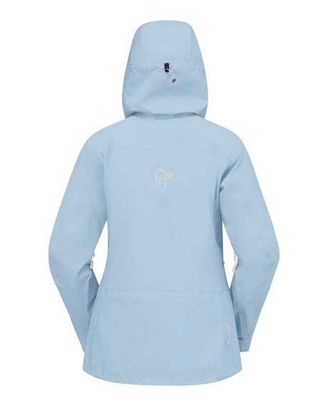Norrøna Lofoten Gore-Tex Pro Jacket Women - Cashmere Blue baksida