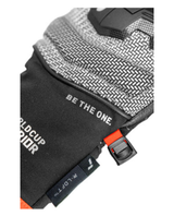 Reusch Worldcup Warrior GS Junior Mitten - Black/Silver/Fluo Red - Alpingaraget