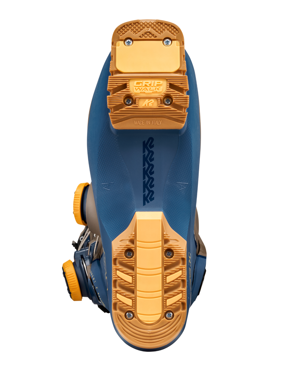 Sula med GripWalk på alpinpjäxan K2 Recon 120 Zonal BOA