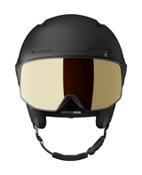 Salomon Driver Prime Sigma Plus MIPS - Svart skidhjälm med spegelglas i brons