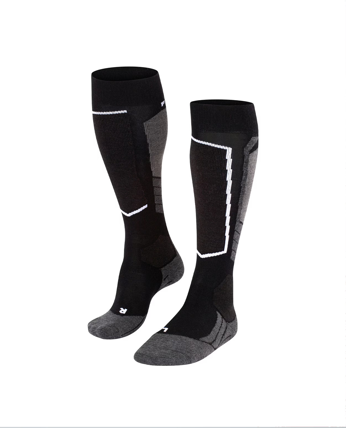 FALKE SK2 Intermediate Wool Women Skiing Knee-high socks - Black-Mix - Alpingaraget
