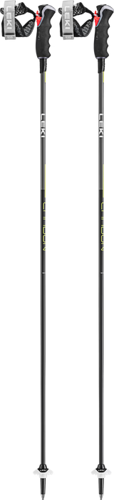 Leki Carbon 12 3D - Black / Dark Anthracite / Neon Yellow - Alpingaraget