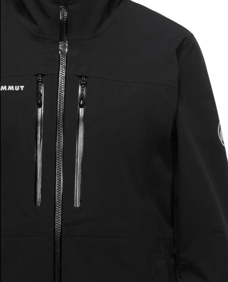Mammut Stoney HS Hooded Jacket Women - Svart skidjacka detaljbild