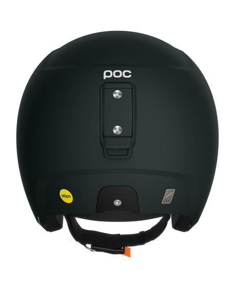 POC Skull Dura X Mips skidhjälm i färg Pargasite Green Matt sett bakifrån.