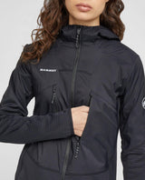 Mammut Aenergy ML Hybrid Hooded Jacket Women - Svart mellanlager för dam