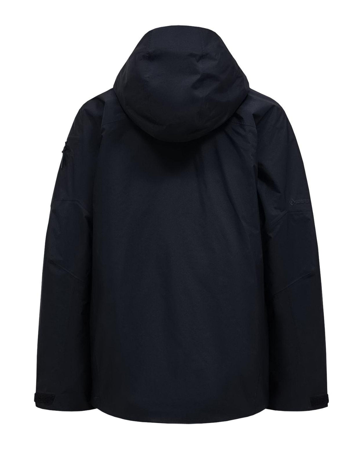 Peak Performance Alpine Gore-Tex Insulated Jacket Men - Svart skidjacka sed bakifrån