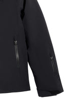 J.Lindeberg Oates Down Jacket dam i svart med dragkedjedetaljer på ärmen - Alpingaraget