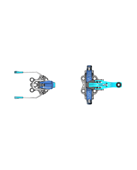ATK Revolution Brake Lightweight World Cup - Blue Lightblue Titanium - Topptursbindningar - Alpingaraget