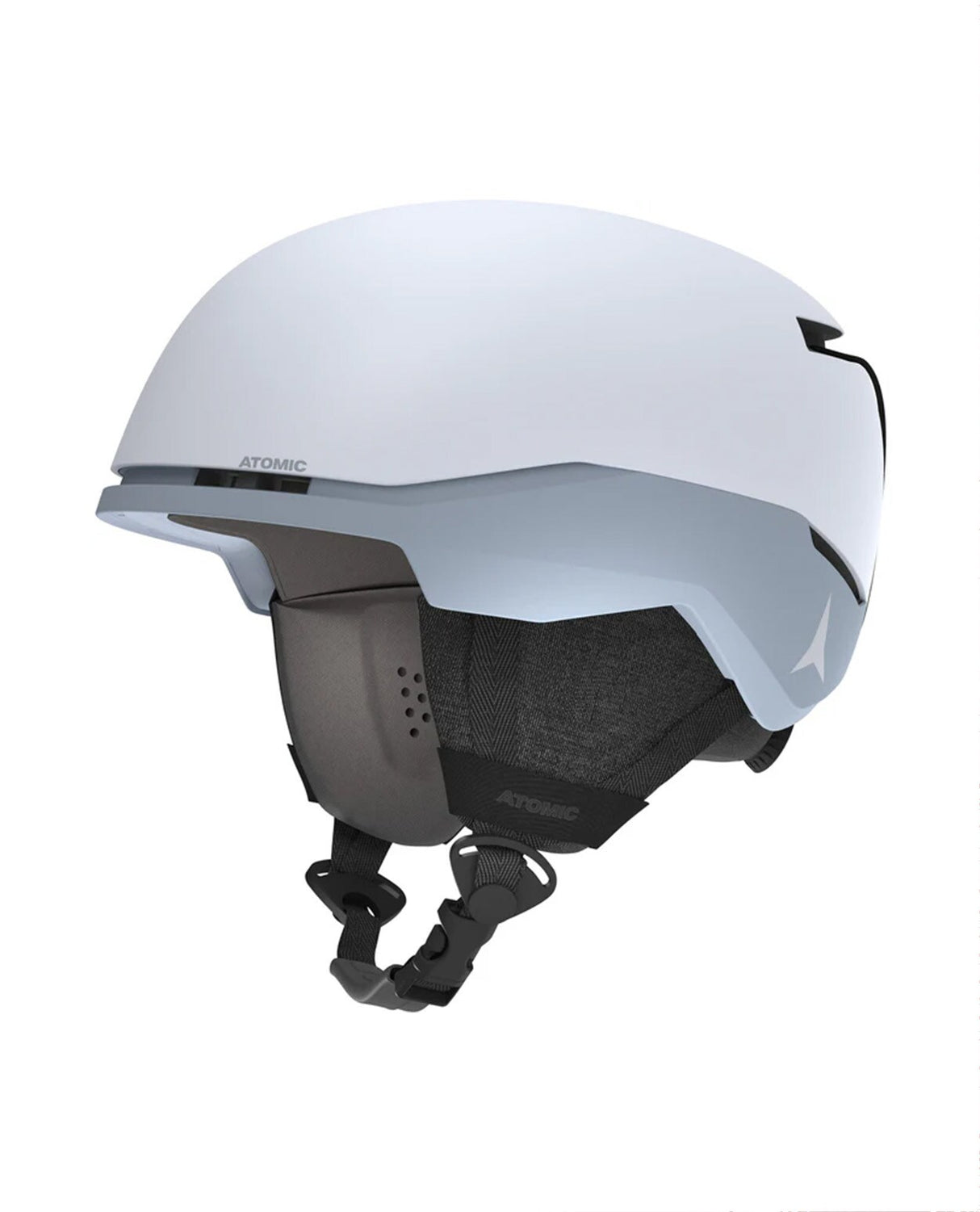 Atomic Four Amid Pro skidhjälm i ljusgrått med 360° Fit System för optimal passform, tillgänglig i storlekarna 51-55, 55-59 och 59-63.