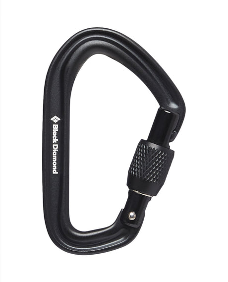 Black Diamond Hotforge Screwgate  Carabiner - Black 