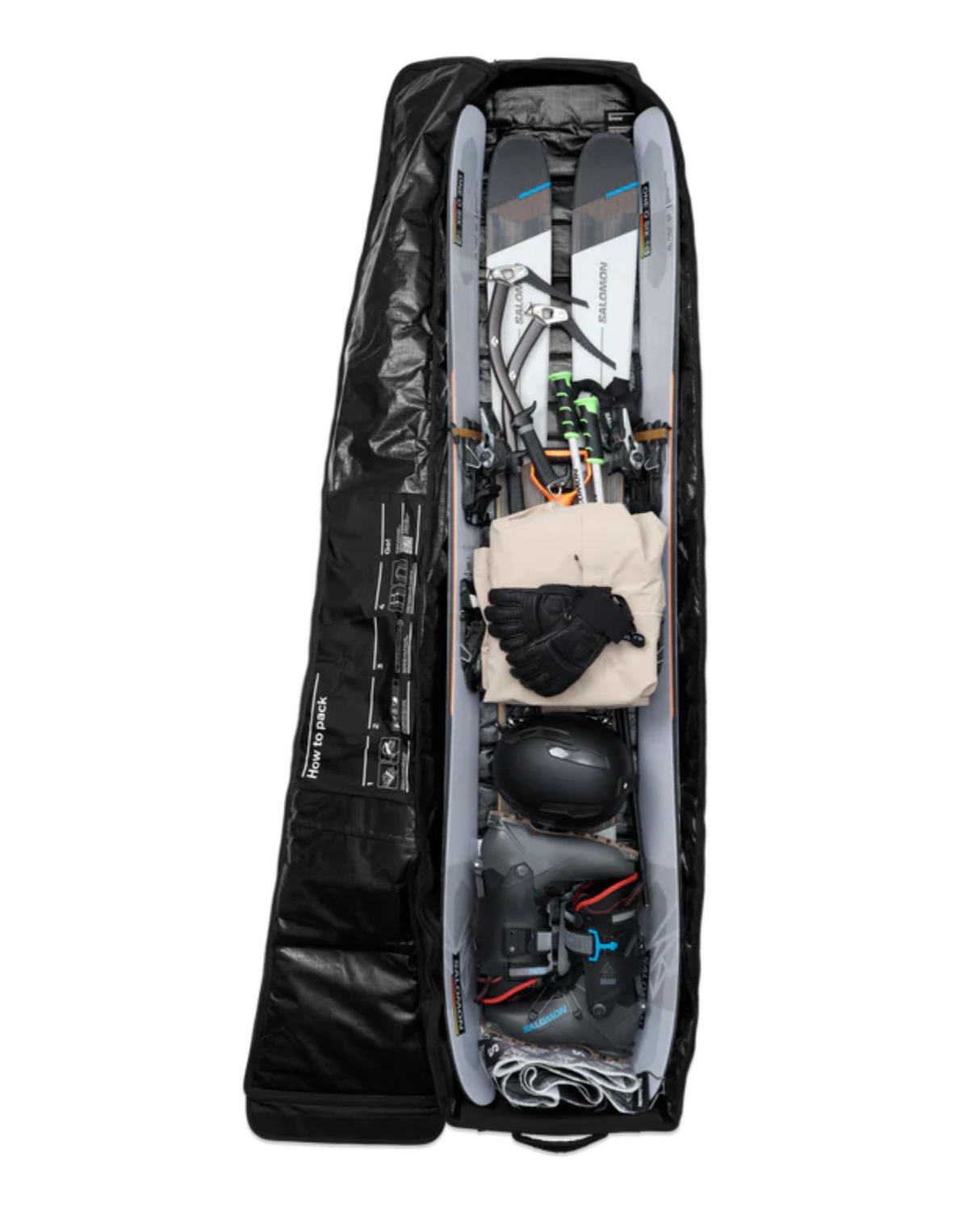 D_b_ Snow Roller Pro 127L - Black Out  Alpingaraget
