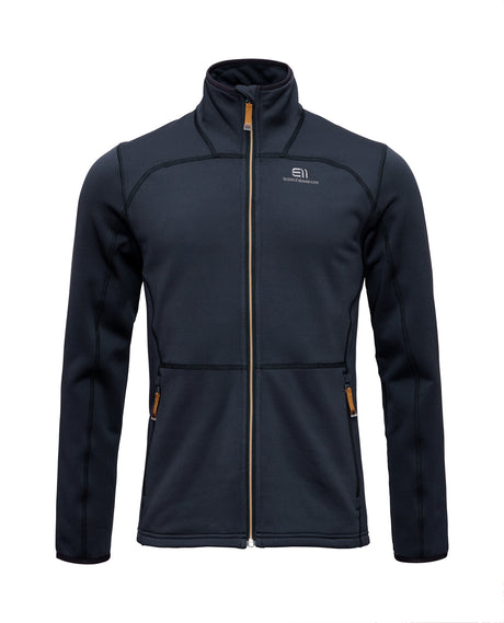 Elevenate Men Skiers Fleece Zip - Dark Ink - Alpingaraget