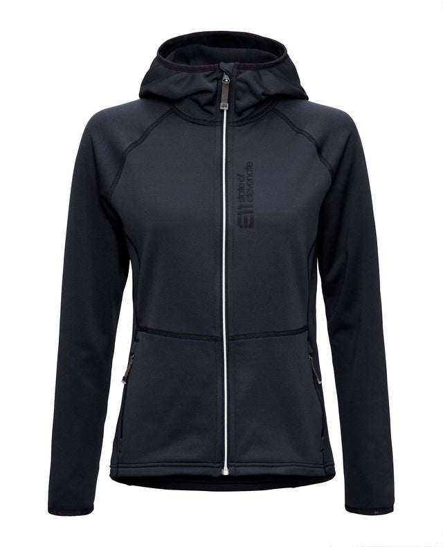 Elevenate Women Skiers Fleece Hood - Dark Navy - Alpingaraget