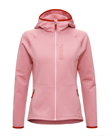 Elevenate Women Skiers Fleece Hood - Dark Strawberry - Alpingaraget