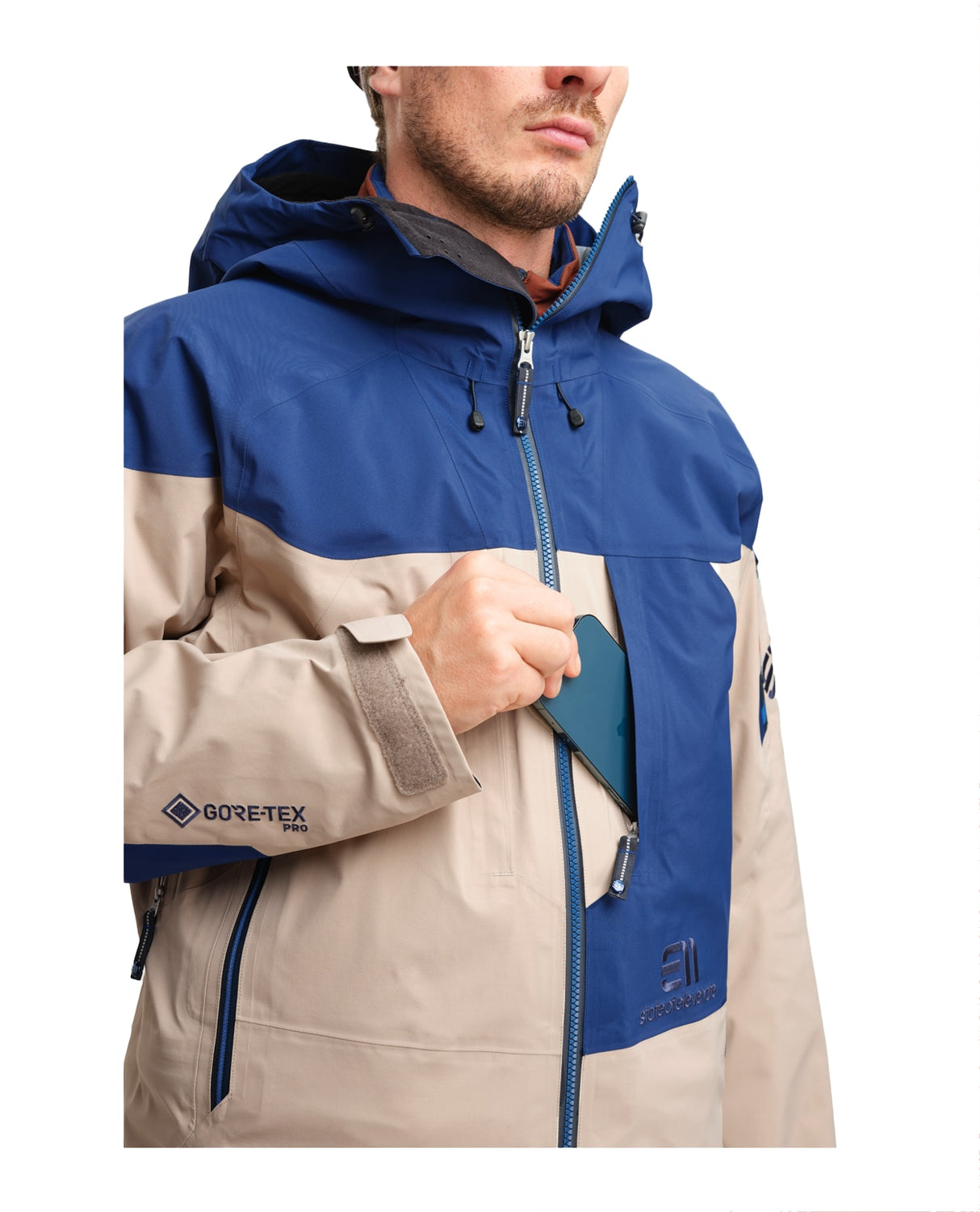 Elevenate Men Bec De Rosses Prime Jacket - Ginger Beige - Alpingaraget