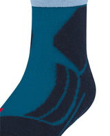 FALKE Junior SK2 Stripes - Petrol - Alpingaraget