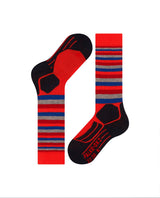 FALKE Junior SK2 Stripes - Samba Orange - Alpingaraget