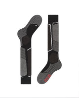 FALKE SK2 Intermediate Wool Men Skiing Knee-high socks - Black-Mix - Alpingaraget