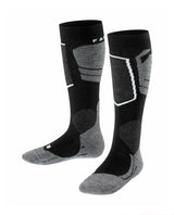 FALKE SK4 Advanced Kids Skiing Knee-high socks - Black-Mix - Alpingaraget