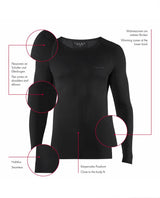 FALKE Men Long-sleeve shirt Warm - Black - Alpingaraget