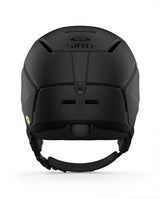 Baksidan på den mattsvarta Giro Tenet Mips skidhjälmen, som visar justeringssystemet för en exakt passform. Finns i storlek S, M och L.