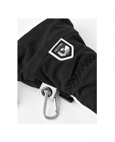 Hestra Army Leather Heli Ski 3 Finger - Black - Handskar - Alpingaraget
