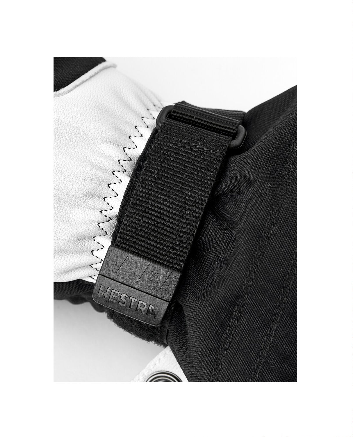 Hestra Army Leather Heli Ski Mitt - Black - Alpingaraget