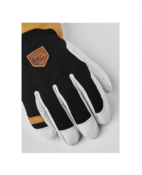 Hestra Ergo Grip Alpha 5 Finger - Black - Handskar - Alpingaraget