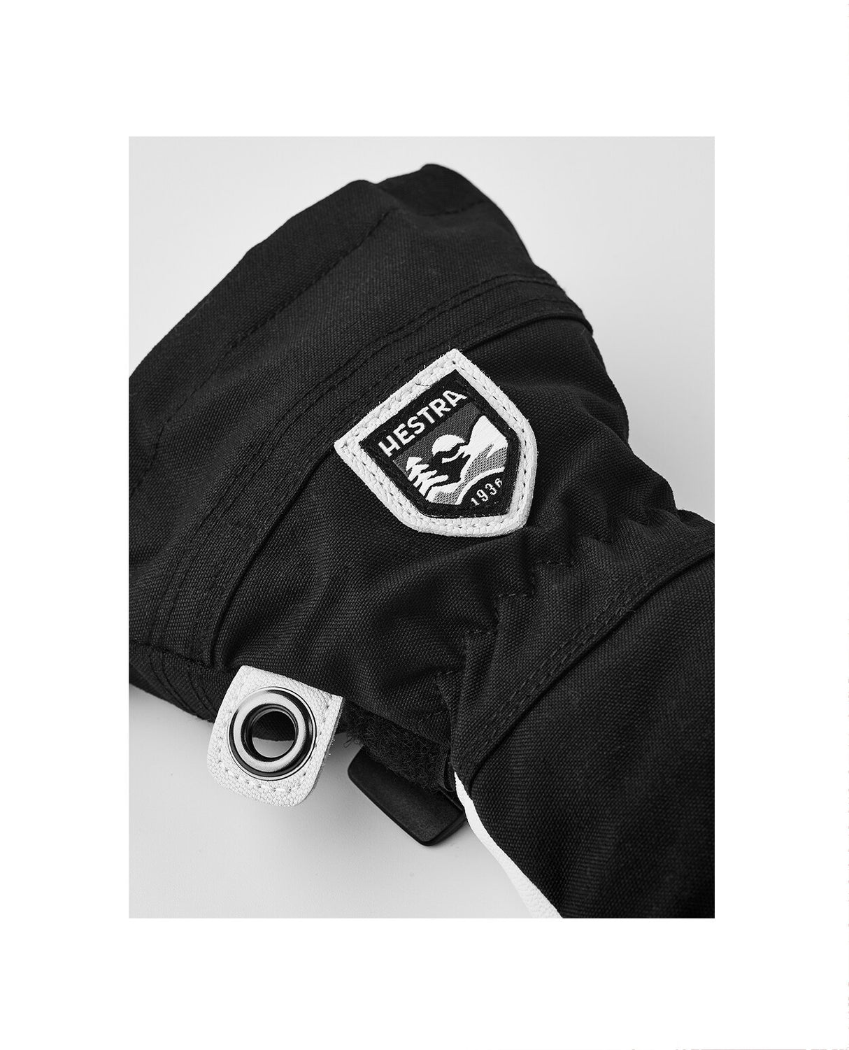 Hestra Junior Army Leather Heli Ski 5 Finger - Black - Alpingaraget