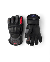 Hestra Junior Impact Racing 5 Finger - Black Flame Red - Alpingaraget