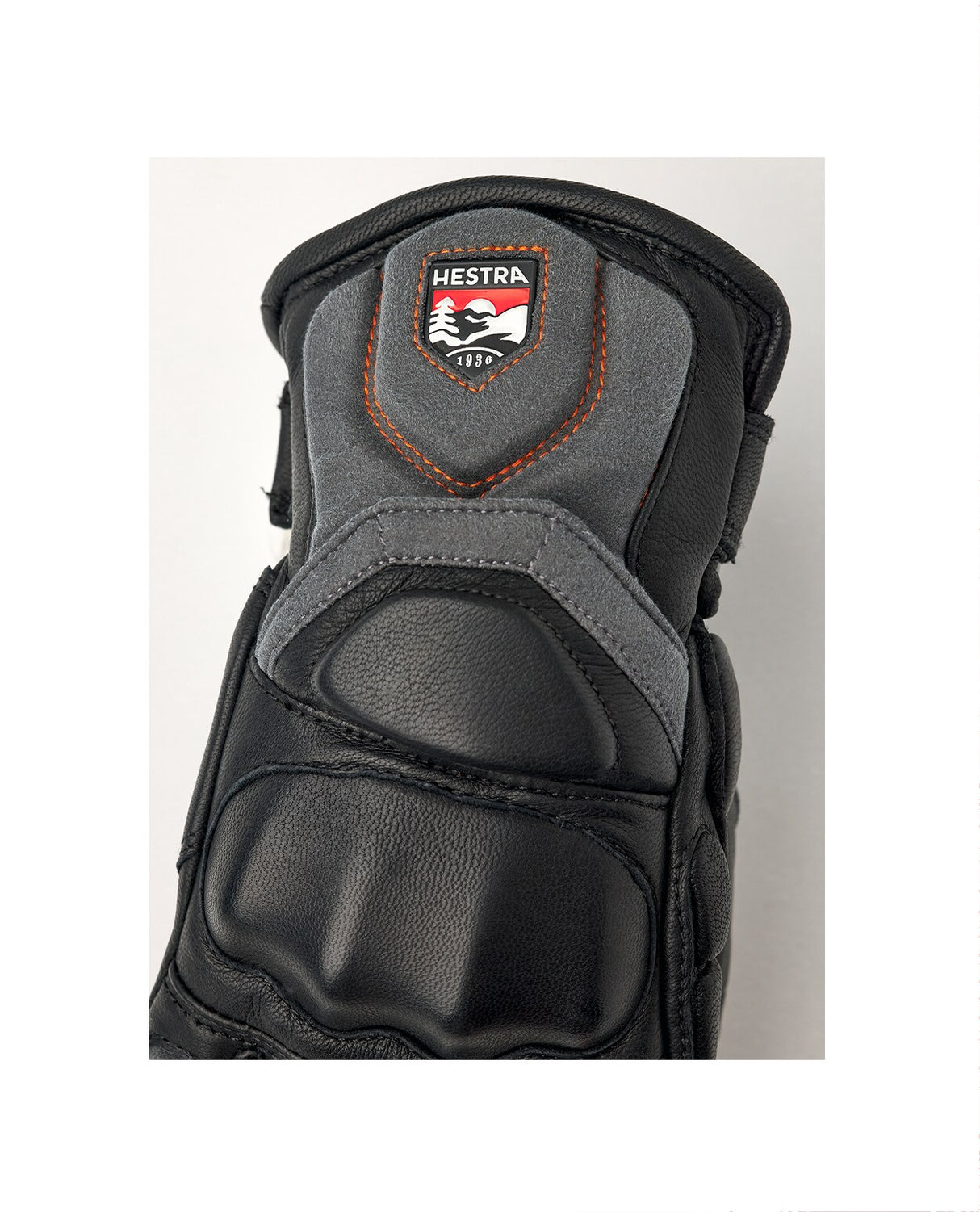 Hestra Junior Impact Racing 5 Finger - Black Flame Red - Alpingaraget