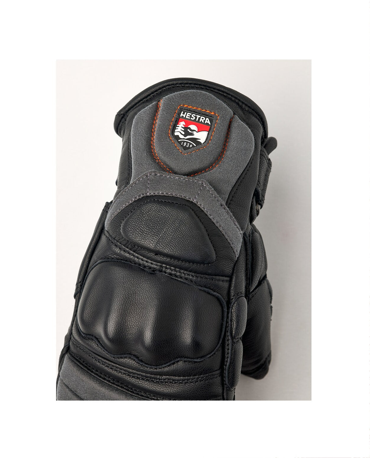 Hestra Junior Impact Racing Mitt - Black Flame Red - Alpingaraget