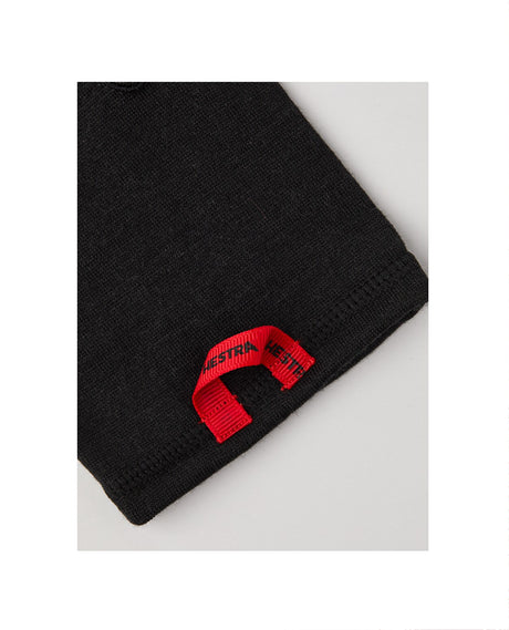 Hestra Merino Wool Liner Long 5 Finger - Black - Alpingaraget