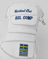 Hestra RSL Comp Vertical Cut d3O Impact 5 Finger - White Yellow - Alpingaraget