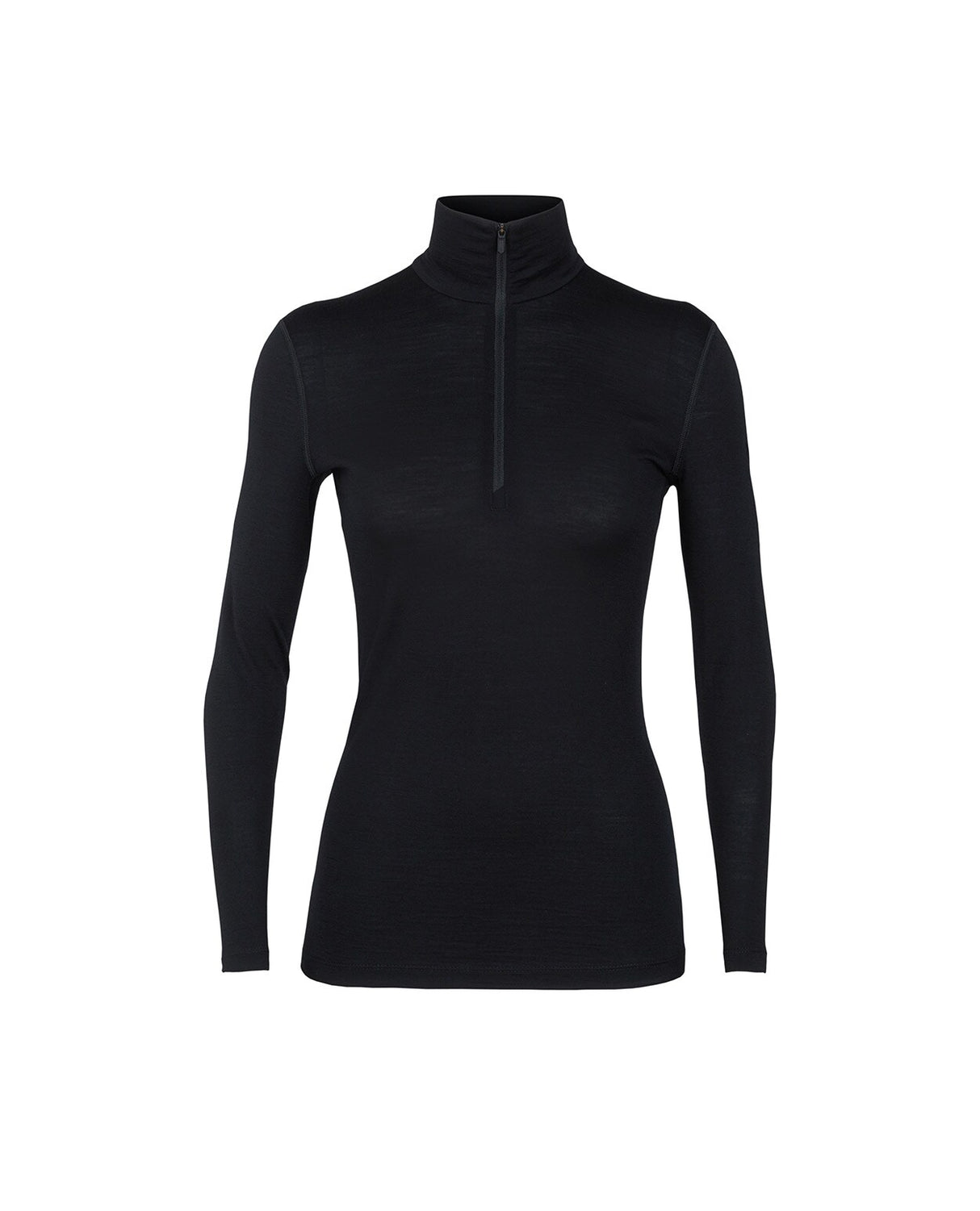 Icebreaker W 200 Oasis LS Half Zip - Black - Alpingaraget