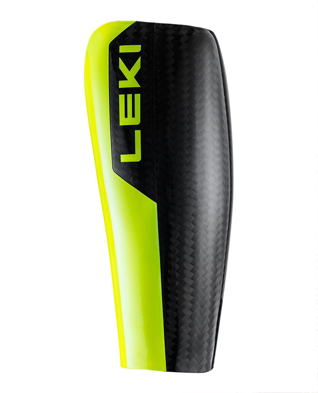 Leki Forearm Protector Carbon Flex 3.0 Small - Carbon Structure / Neon Yellow 