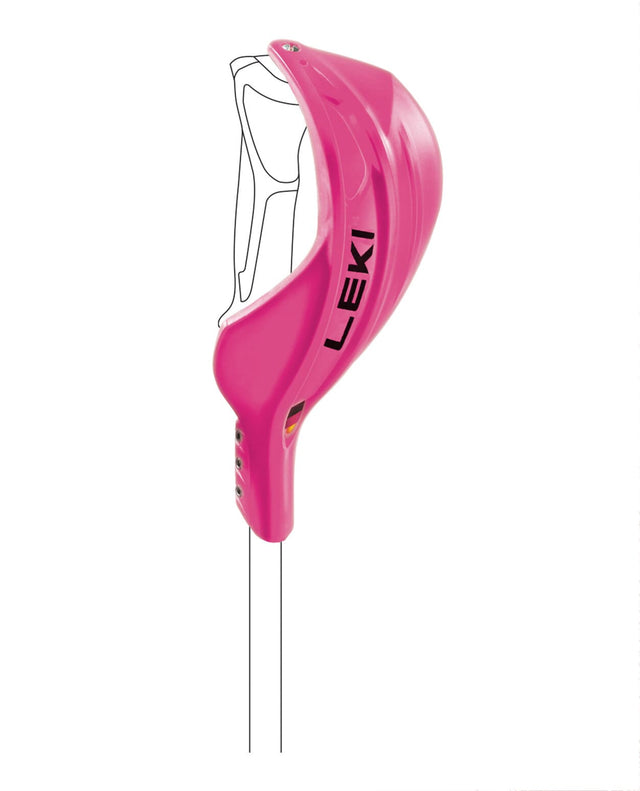 Leki Gate Guard Closed Worldcup - Neon Pink - Raceskydd - Alpingaraget