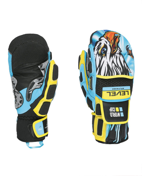 Level World Cup CF Mitt - Yellow Blue - Alpingaraget