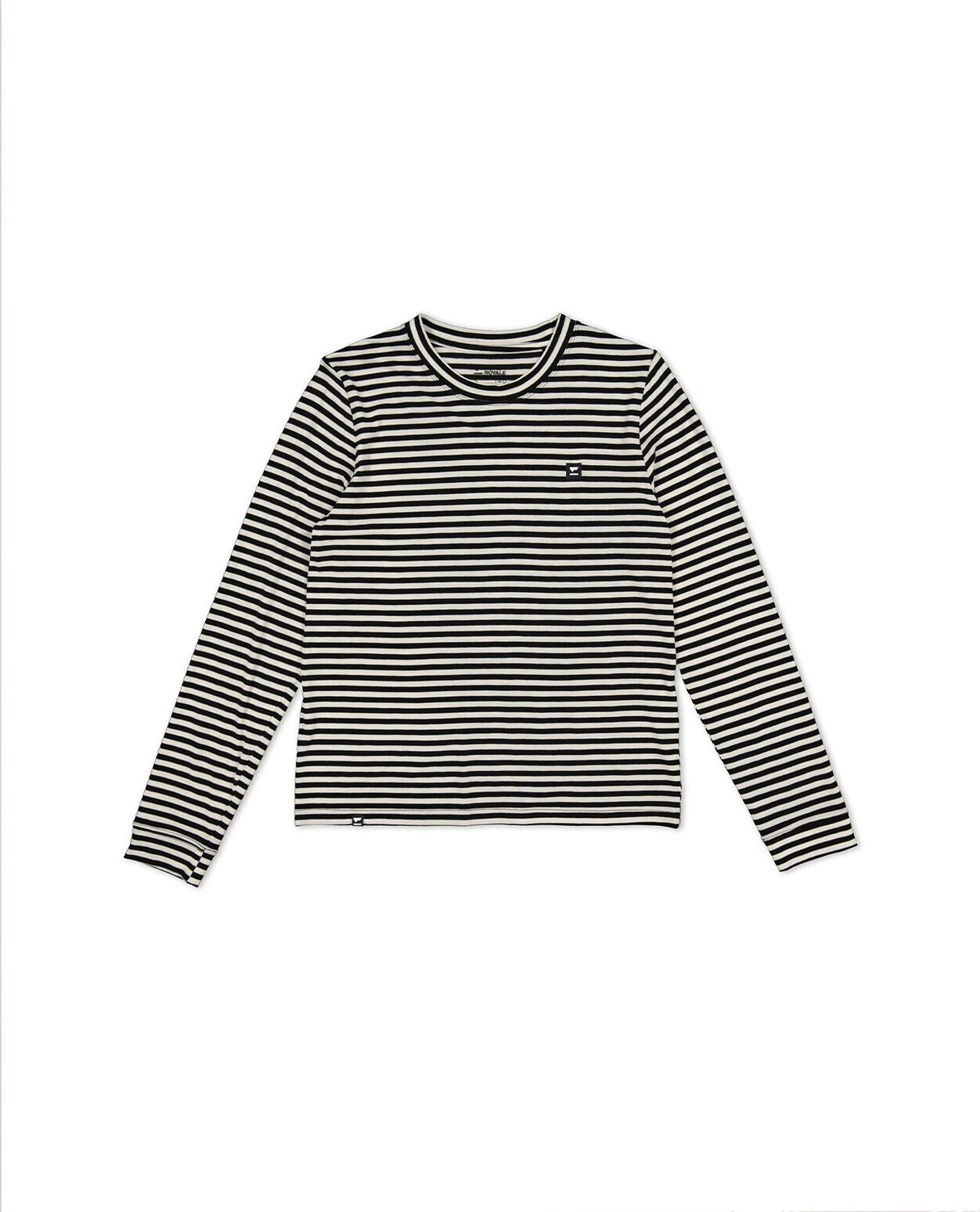 Mons Royale Women Icon Merino Air-Con Relaxed LS - MR Stripe - Alpingaraget
