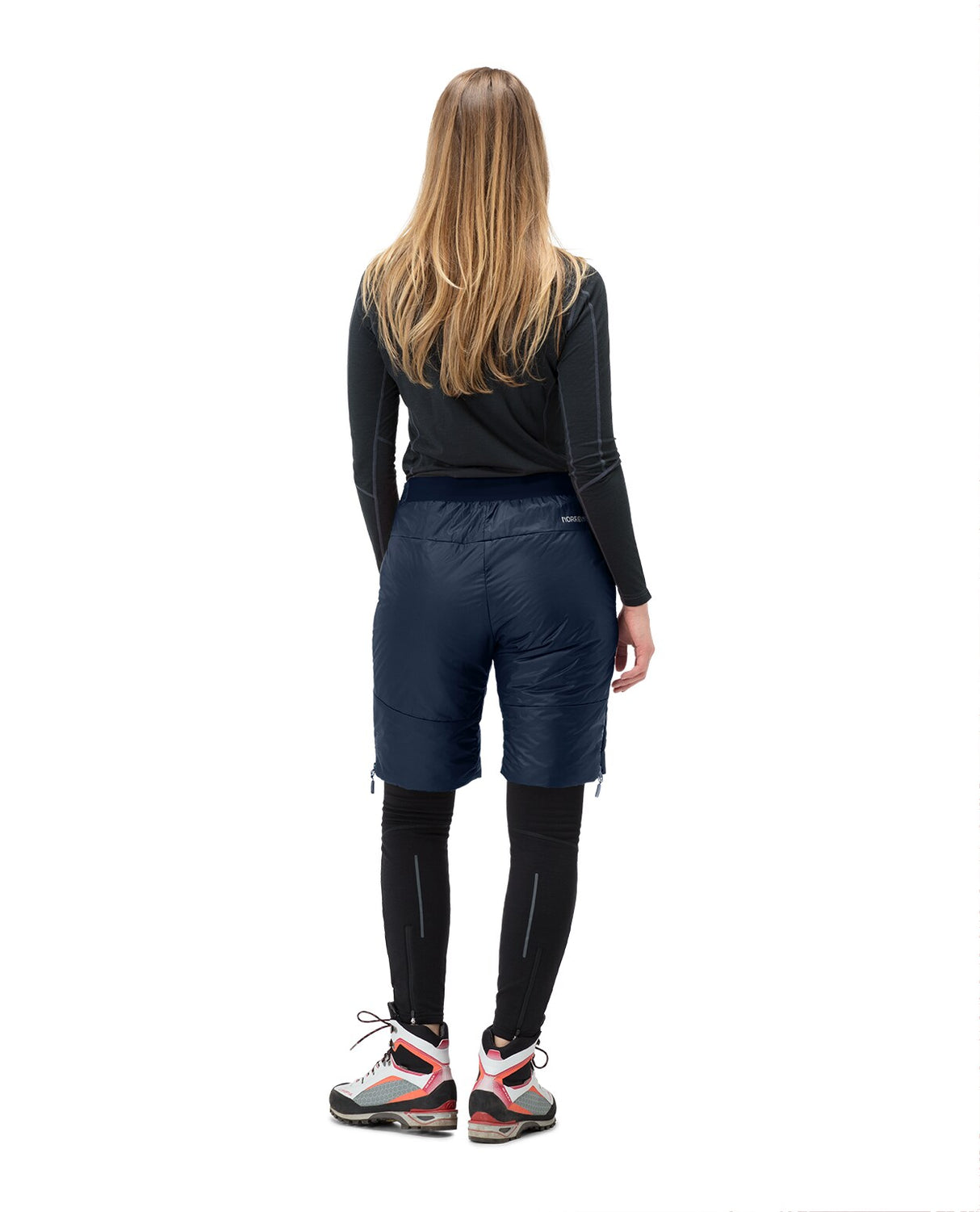 Norröna women falketind thermo40 shorts - Indigo Night Blue - Alpingaraget