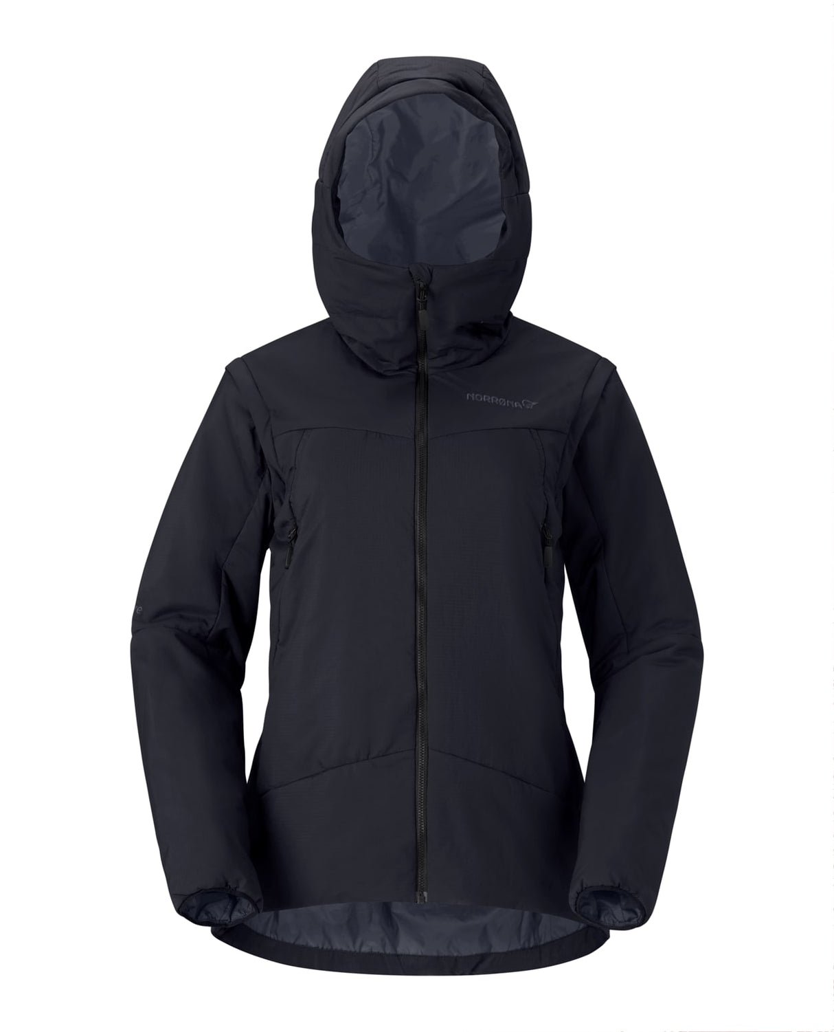 Norröna Women Møre Thermo60 Aero200 Jacket – Caviar Black - Alpingaraget